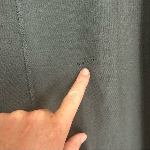 Athleta Charcoal Gray Pranayama Wrap Open Front Cardigan Women’s Size Medium - Picture 7 of 8